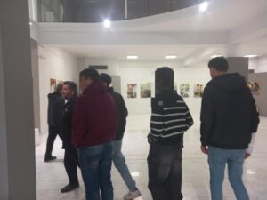 Eπίσκεψη στην Έκθεση Ζωγραφικής “Παλιά Επαγγέλματα και Δραστηριότητες του τόπου μας” της Νίκης Παπαπολύζου!