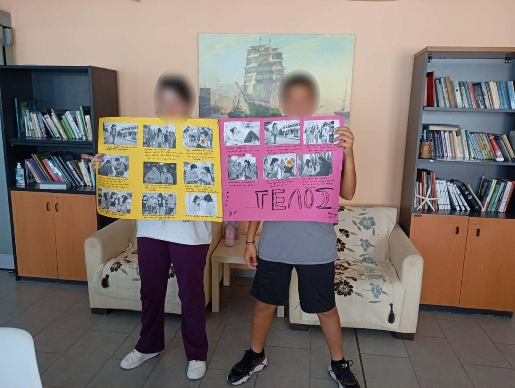 Μια λέξη μπορεί να γίνει εικόνα, μια εικόνα μπορεί να γίνει ιστορία και μια απλή ιδέα μπορεί να πάρει τη δική της μορφή στο χαρτί. Με αυτή την αφετηρία δημιουργήσαμε στον Συμβουλευτικό Σταθμό Παιδιών και Εφήβων ένα εργαστήρι δημιουργικής γραφής, αφιερωμένο στη φαντασία, τη δημιουργική έκφραση και τη δύναμη της αφήγησης. 7 7 1